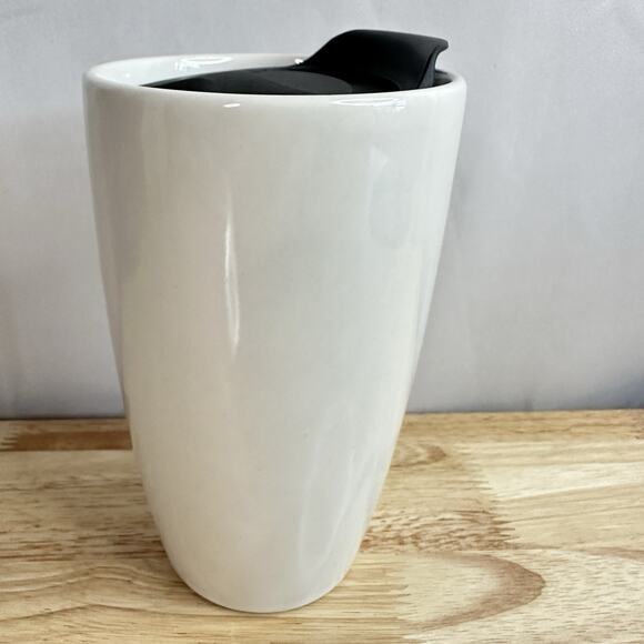 Peanuts Snoopy Travel Tumbler w/Lid 12oz Christmas Ceramic Modern Gourmet 2019 - Picture 7 of 13